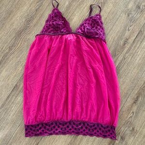 VS pink & purple night gown